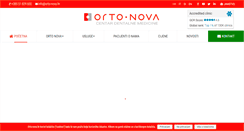 Desktop Screenshot of orto-nova.hr